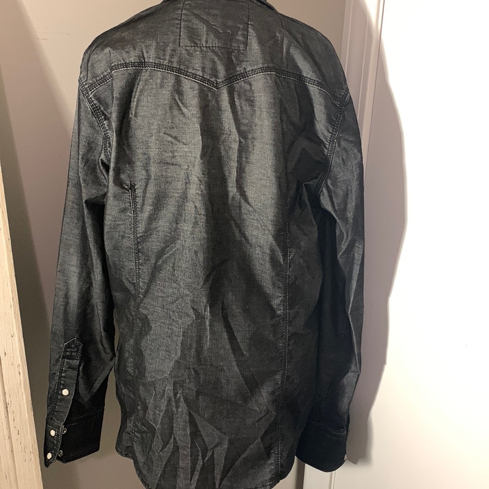 Black charcoal True Religion L/S blazer